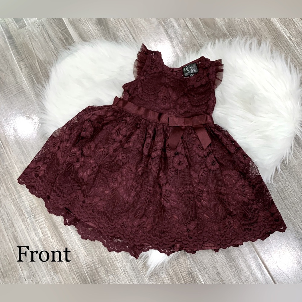 Pink &Violet girl dress size 2t